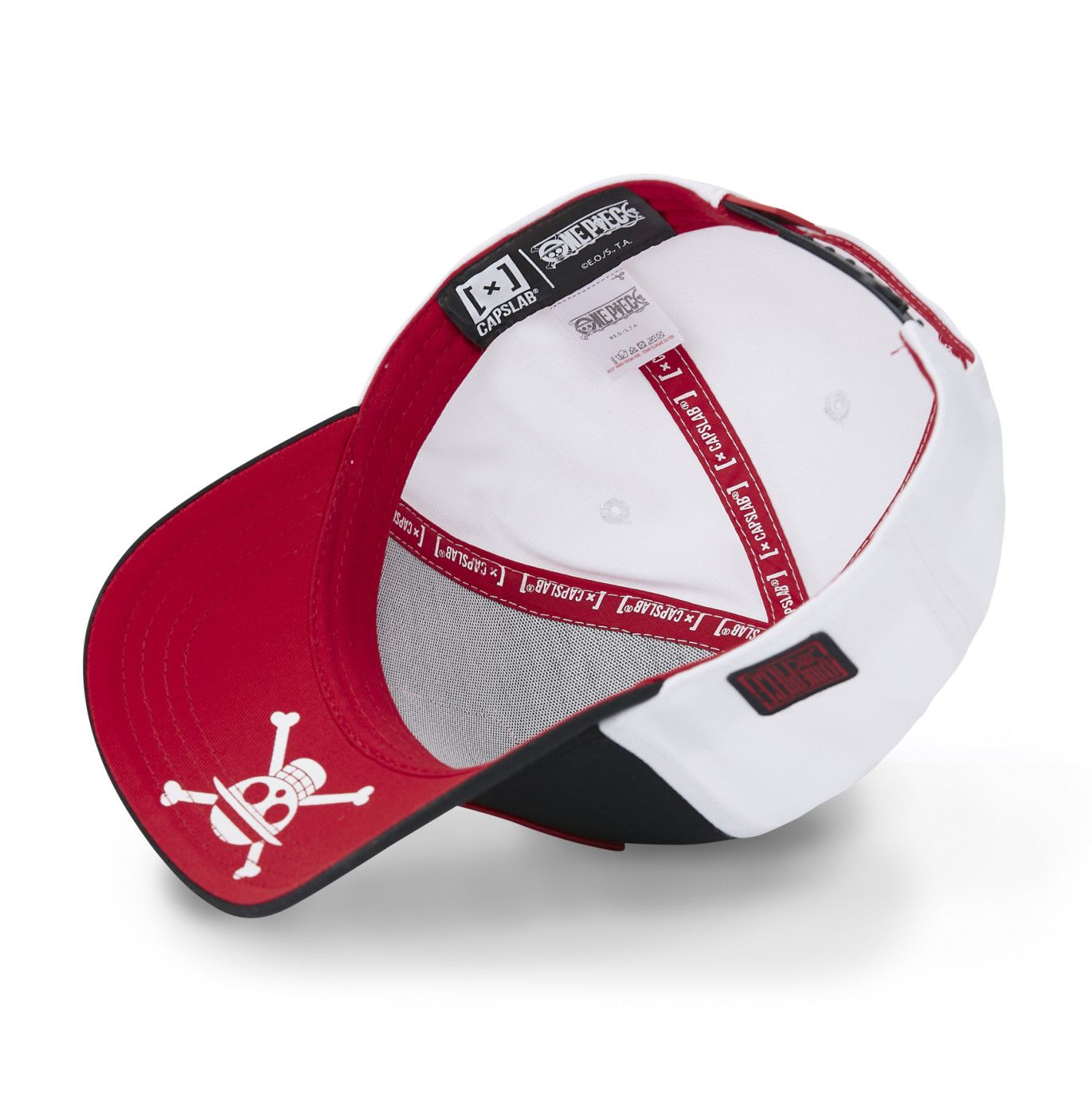 CAPSLAB Casquette Baseball One Piece Luffy Snapback - Noire