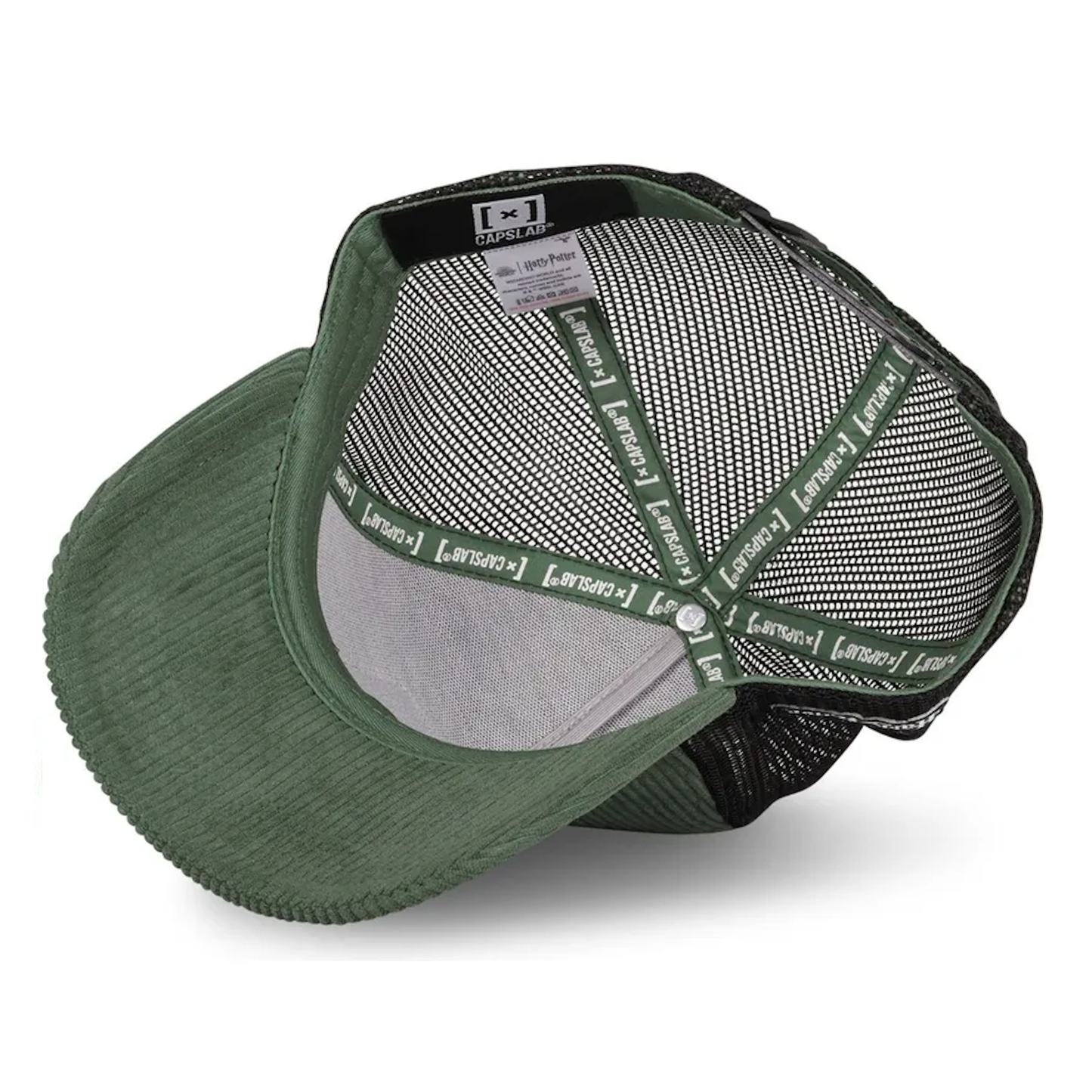 CAPSLAB Casquette Harry Potter Velours Vert