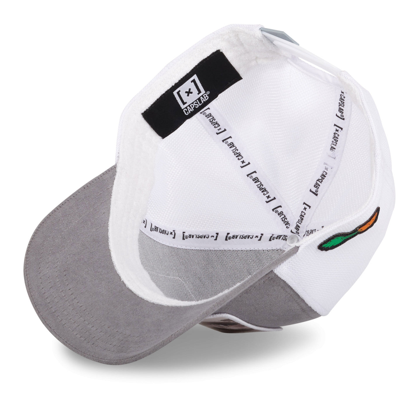 CAPSLAB Casquette Looney Tunes Bugs Bunny Suede Gris