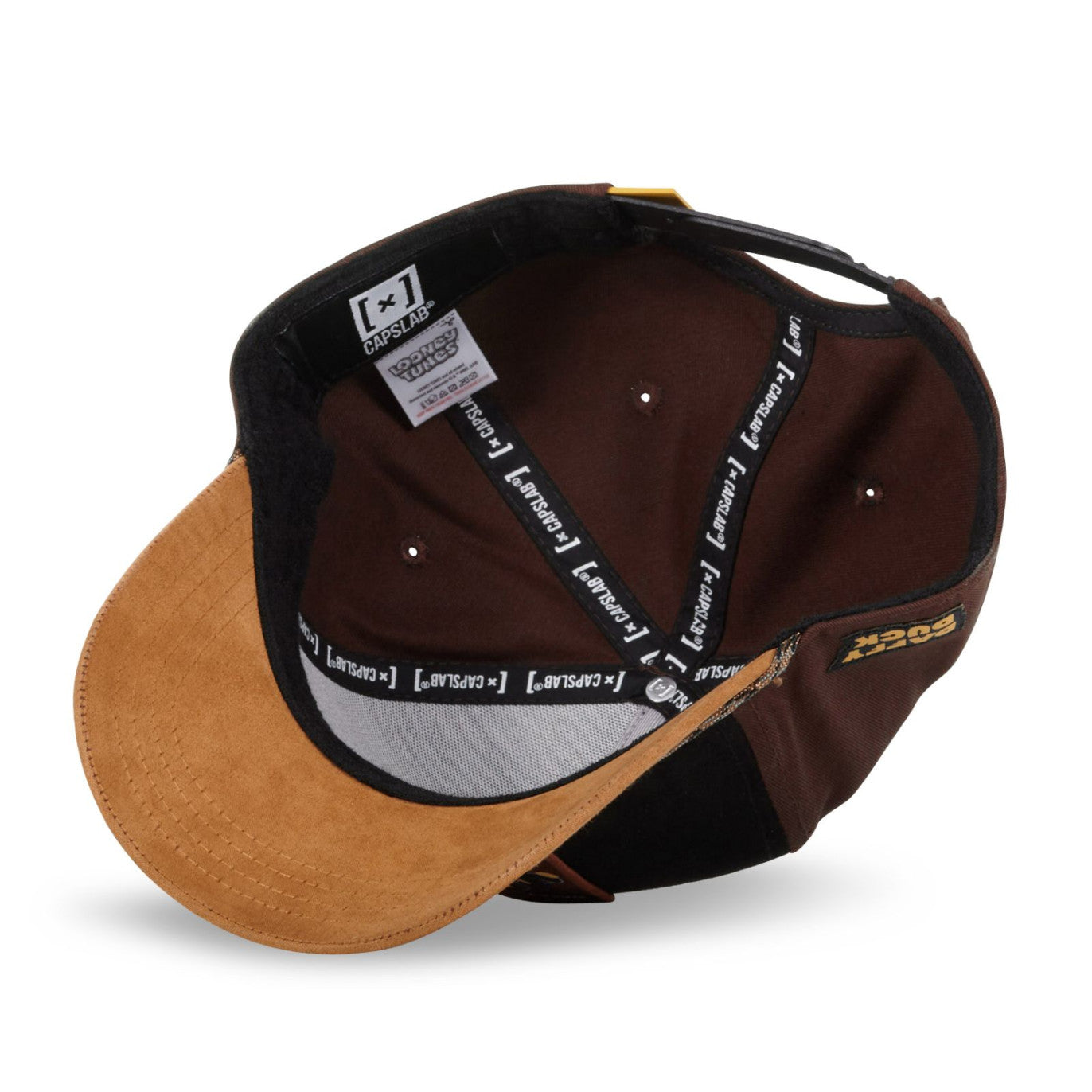 CAPSLAB Casquette Looney Tunes Daffy Duck Baseball Maroon Suede