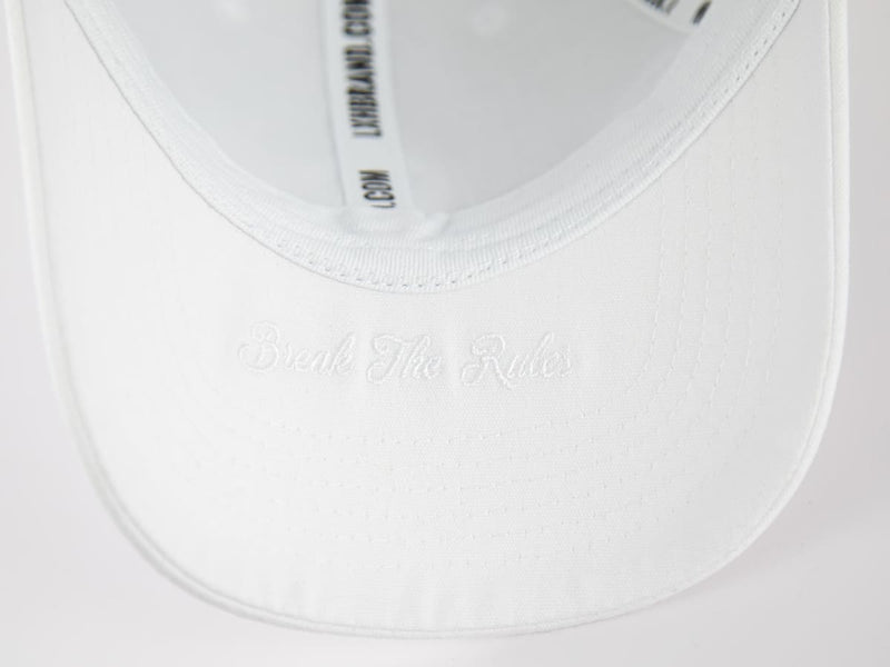 LXH CASQUETTE « HÉRITAGE » COTON FLEUR DE LYS BLANC
