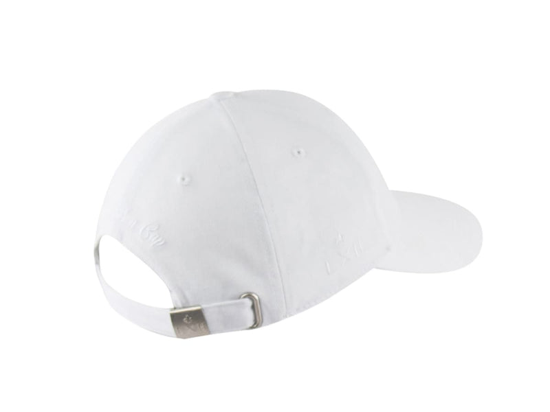 LXH CASQUETTE « HÉRITAGE » COTON FLEUR DE LYS BLANC