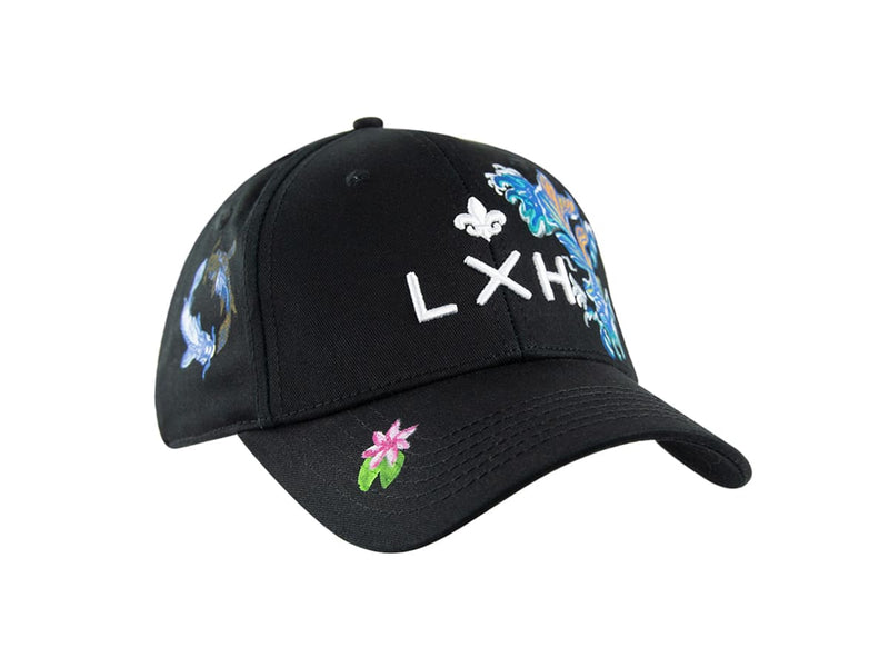 LXH CASQUETTE « HÉRITAGE » CUSTOM NOIR/CARPE