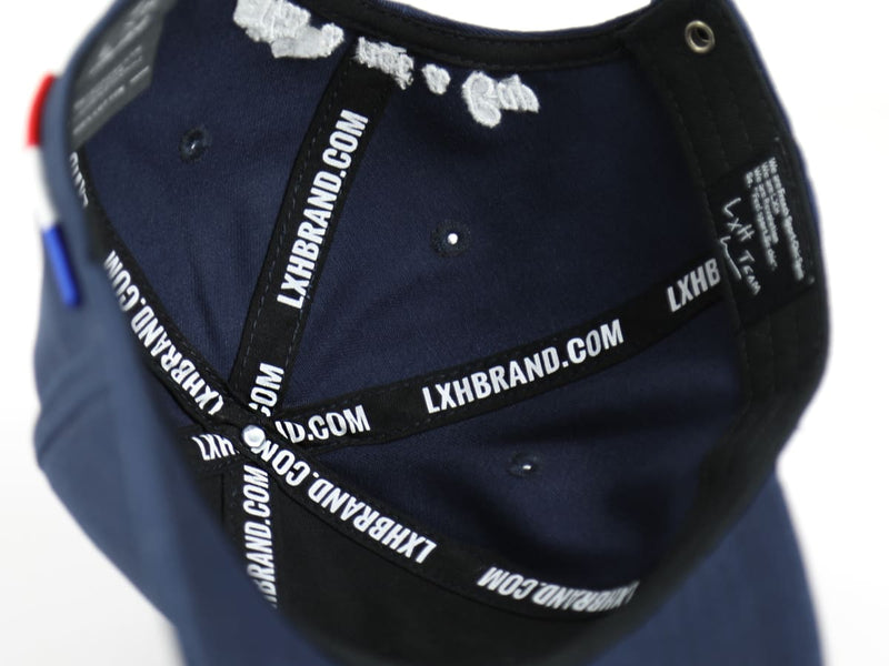 LXH CASQUETTE « HÉRITAGE » COTON BLEU MARINE