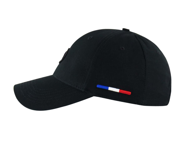 LXH CASQUETTE « HÉRITAGE » COTON FLEUR DE LYS NOIR