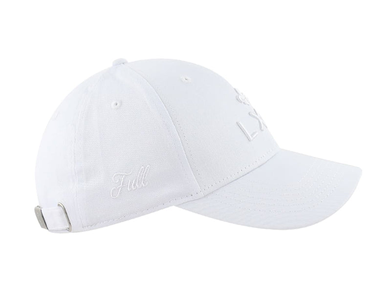 LXH CASQUETTE « HÉRITAGE » COTON FULL BLANC