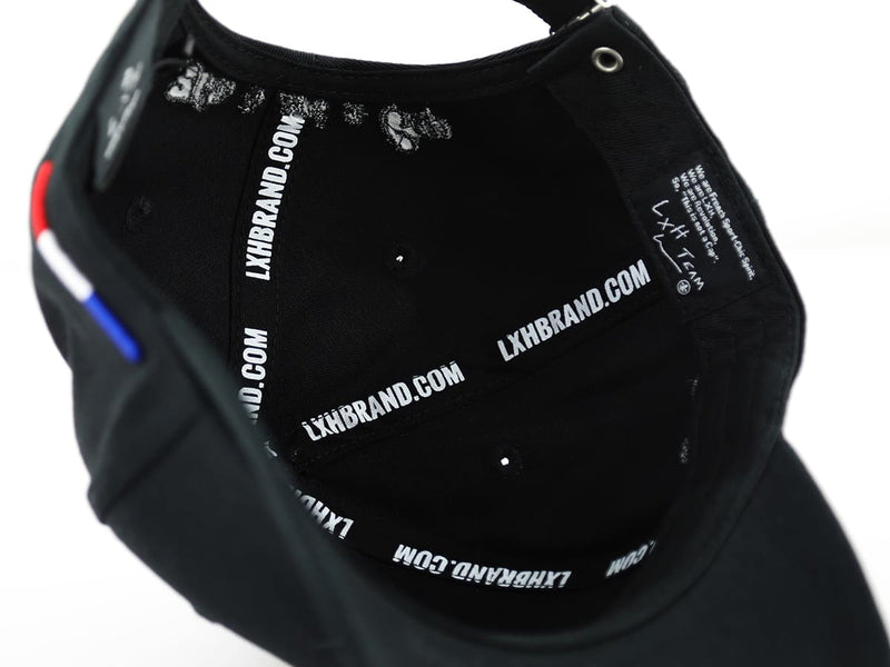 LXH CASQUETTE « HÉRITAGE » COTON FULL NOIR