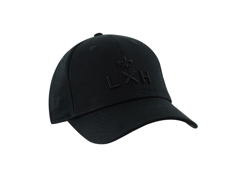 LXH CASQUETTE « HÉRITAGE » COTON FULL NOIR