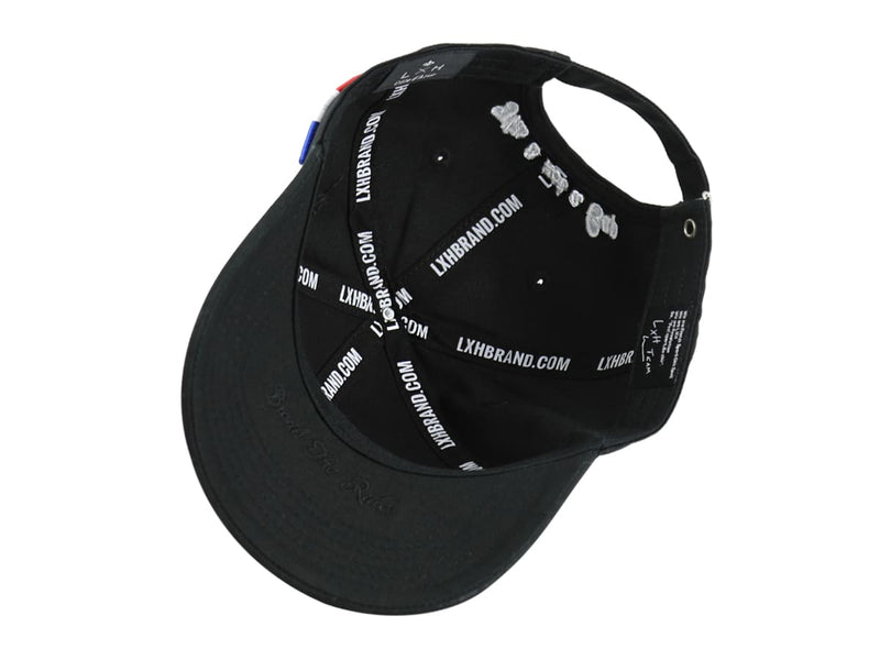 LXH CASQUETTE « HÉRITAGE » COTON NOIR