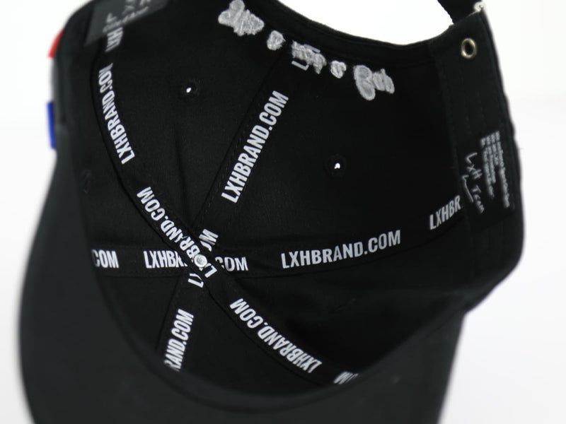 LXH CASQUETTE « HÉRITAGE » COTON NOIR