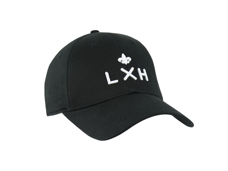 LXH CASQUETTE « HÉRITAGE » COTON NOIR