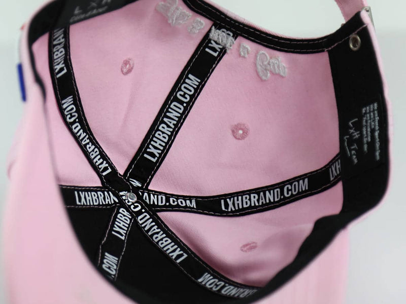 LXH CASQUETTE « HÉRITAGE » COTON ROSE