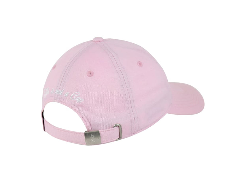 LXH CASQUETTE « HÉRITAGE » COTON ROSE