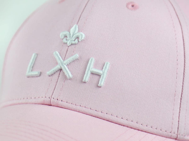 LXH CASQUETTE « HÉRITAGE » COTON ROSE