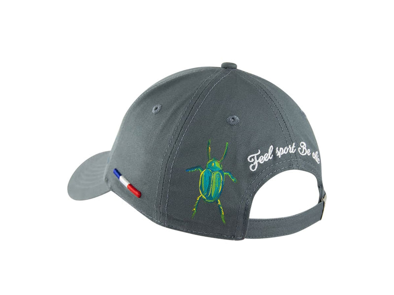 LXH CASQUETTE « HÉRITAGE » CUSTOM GRIS/SCARABÉE