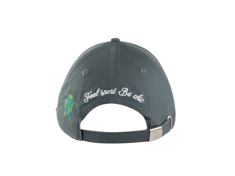 LXH CASQUETTE « HÉRITAGE » CUSTOM GRIS/SCARABÉE