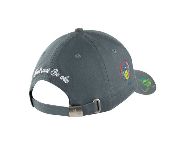 LXH CASQUETTE « HÉRITAGE » CUSTOM GRIS/SCARABÉE
