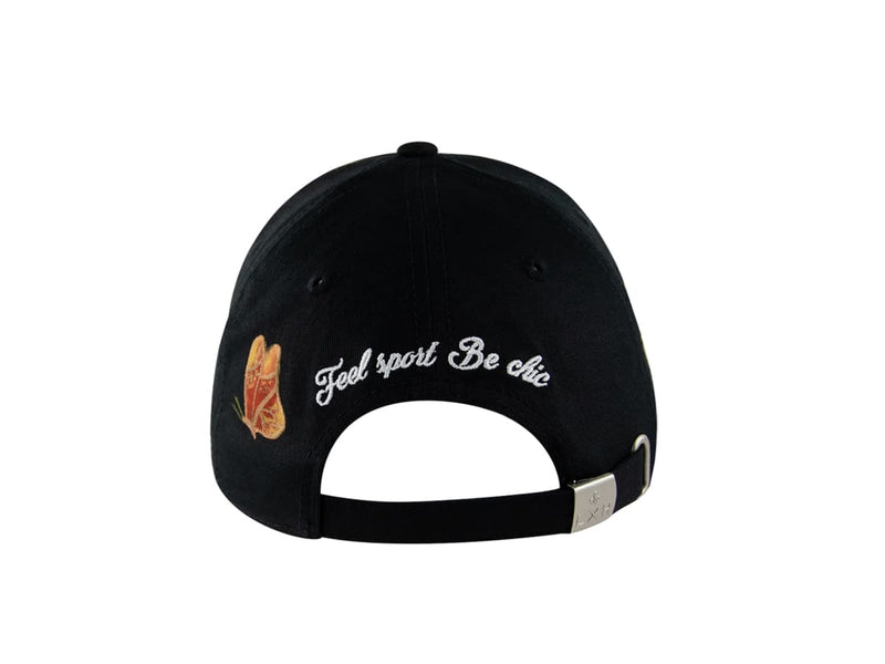 LXH CASQUETTE « HÉRITAGE » CUSTOM NOIR/PAPILLON