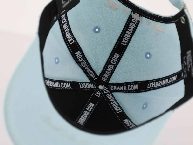 LXH CASQUETTE « HÉRITAGE » LIN BLEU
