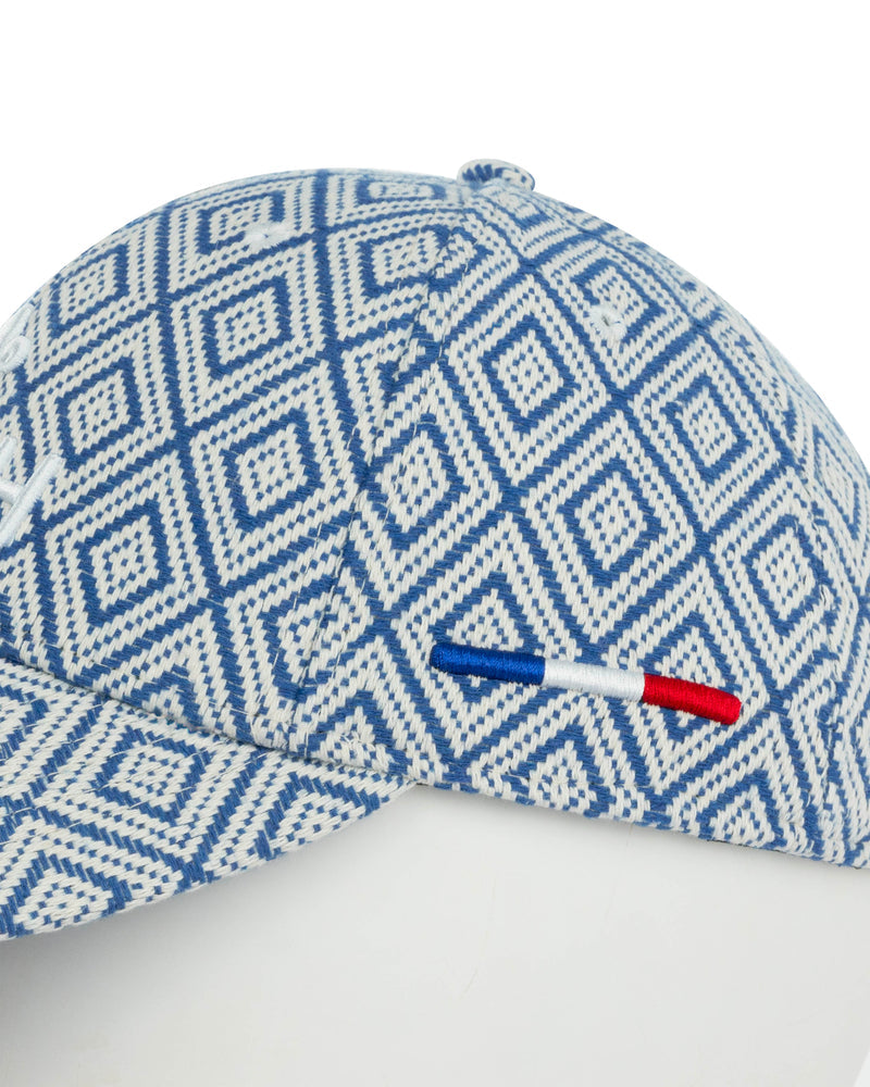 LXH CASQUETTE « HÉRITAGE » MOTIFS BLEU / BLANC