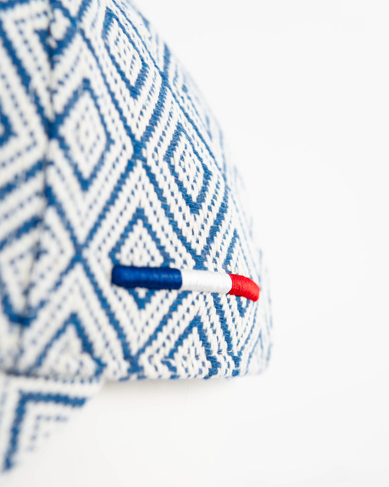 LXH CASQUETTE « HÉRITAGE » MOTIFS BLEU / BLANC