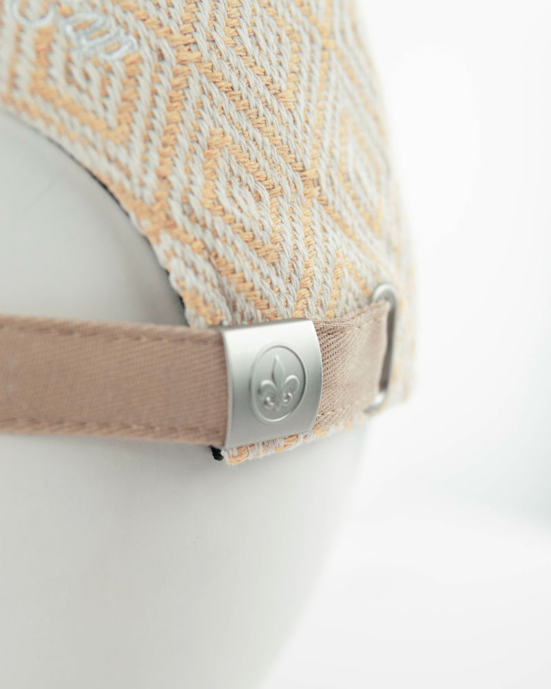 LXH CASQUETTE « HÉRITAGE » MOTIFS BEIGE / BLANC