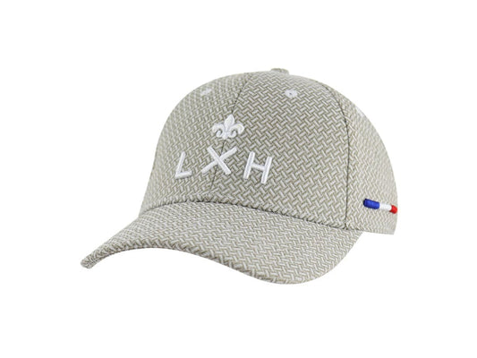 LXH CASQUETTE « HÉRITAGE » MOTIF TISSÉ VERT OLIVE