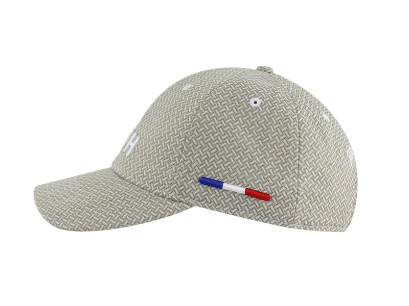 LXH CASQUETTE « HÉRITAGE » MOTIF TISSÉ VERT OLIVE