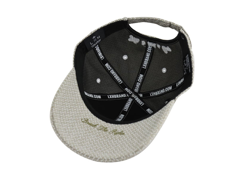 LXH CASQUETTE « HÉRITAGE » MOTIF TISSÉ VERT OLIVE