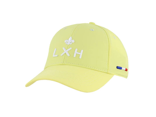 LXH CASQUETTE « HÉRITAGE » NYLON JAUNE PASTEL
