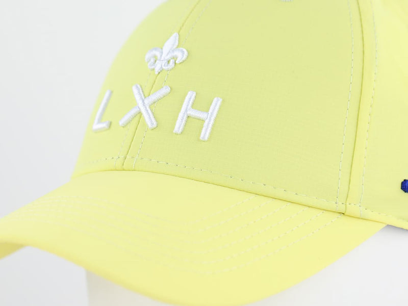 LXH CASQUETTE « HÉRITAGE » NYLON JAUNE PASTEL