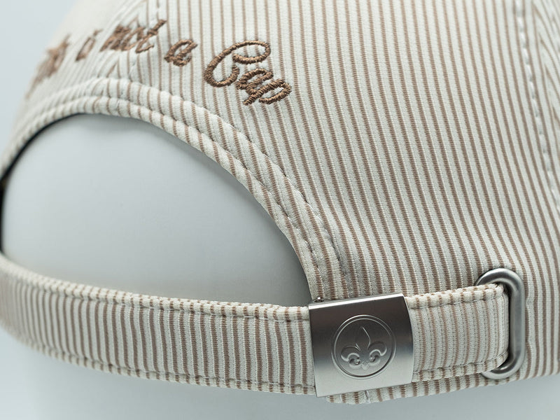 LXH Casquette « Héritage » Rayée Ton sur Ton Beige