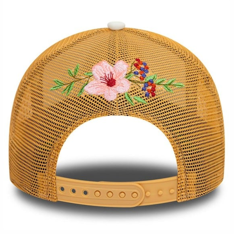 New Era A-Frame Trucker Cap NBA Flower Boston Celtics Vert