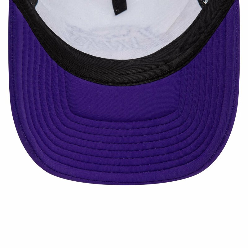 New Era A-Frame Trucker Cap NBA Flower LA Lakers Purple