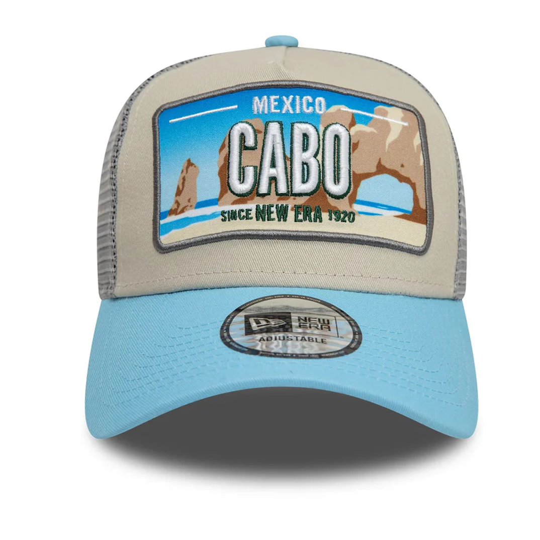 New Era Cabo Mexico License Plate Cream 9FORTY