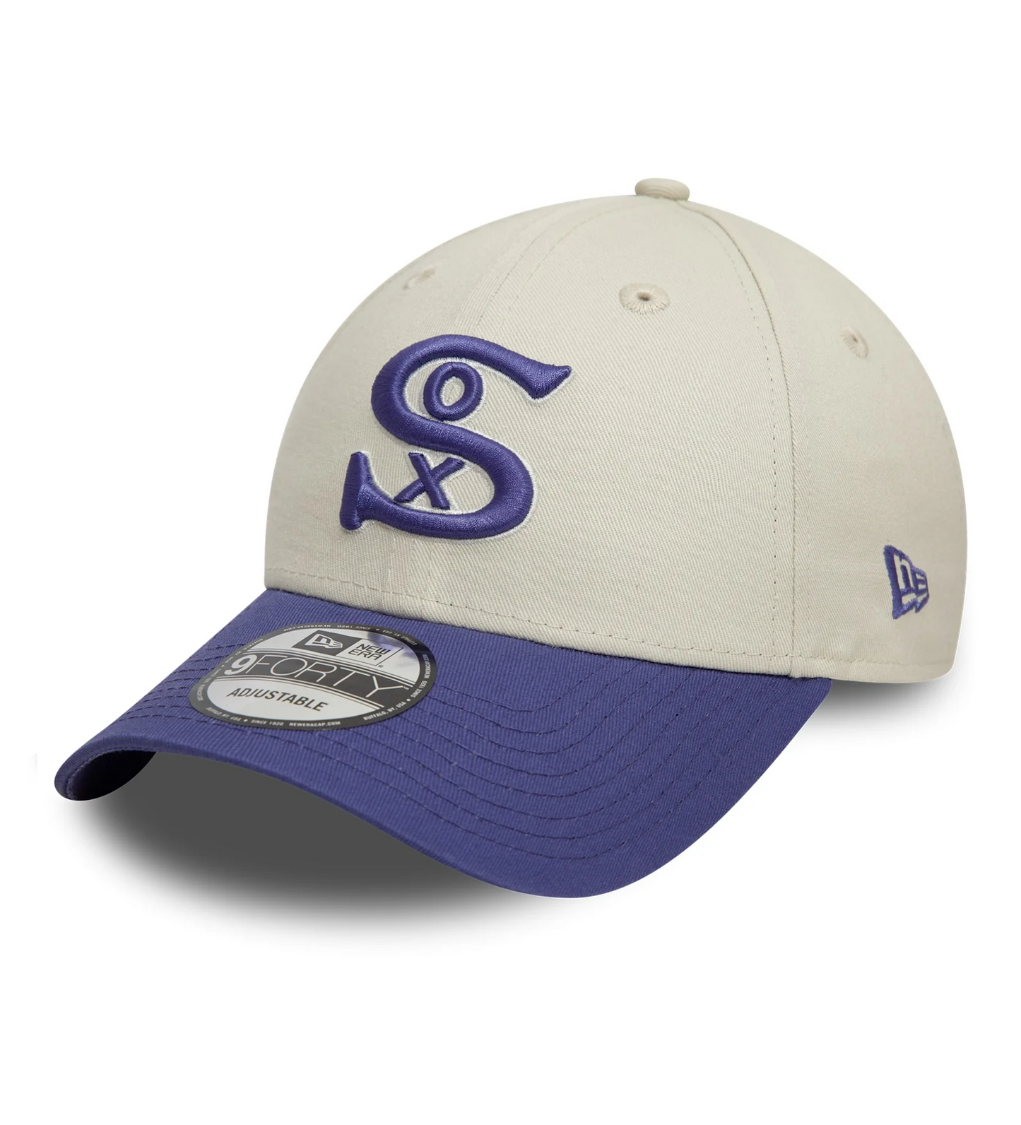 New Era Chicago White Sox 9FORTY World Series Patch Ivory-Blue
