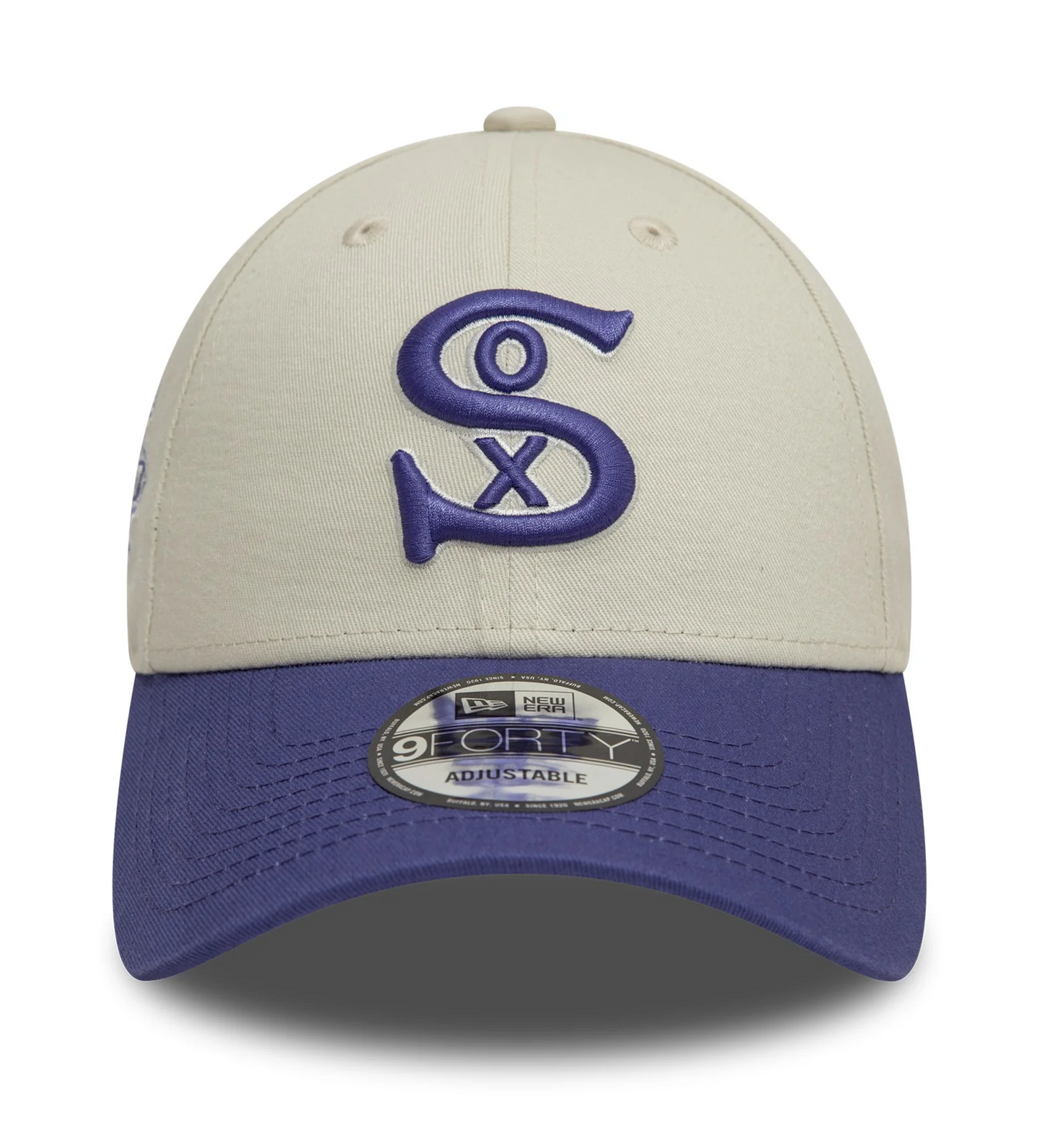 New Era Chicago White Sox 9FORTY World Series Patch Ivory-Blue