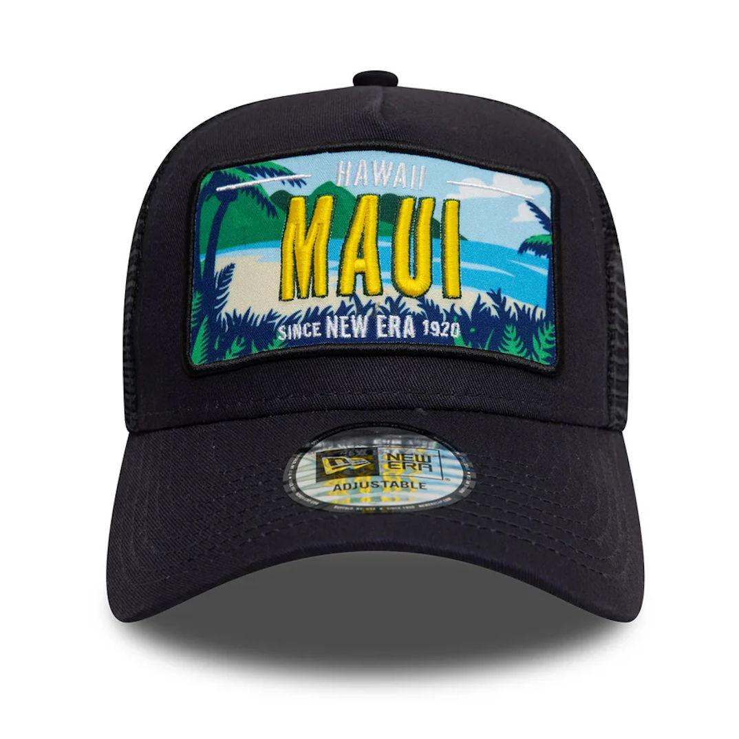 New Era Maui Hawaii License Plate Navy 9FORTY