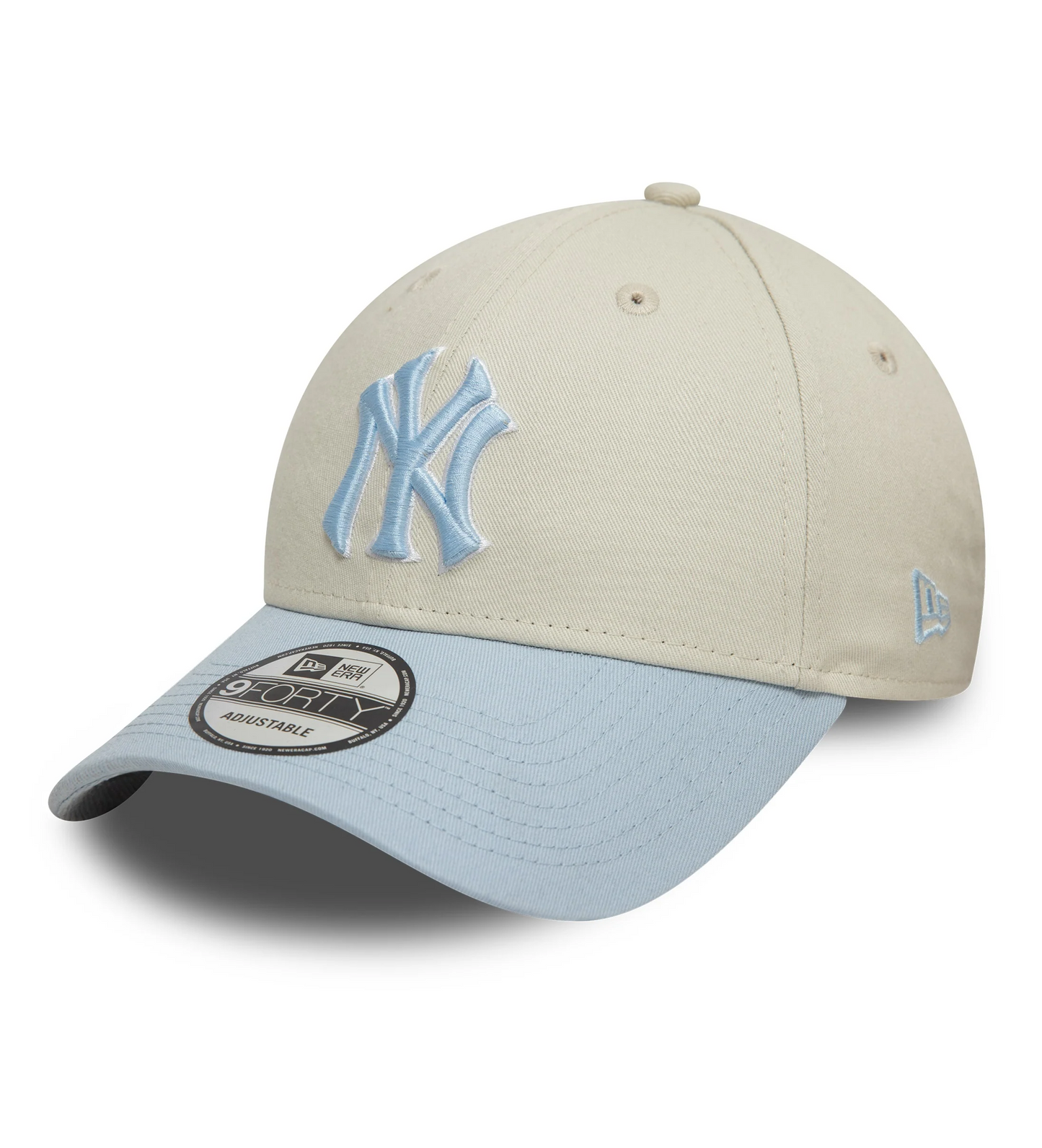 New Era New York Yankees 9FORTY World Series Patch Ivory-Pale Blue