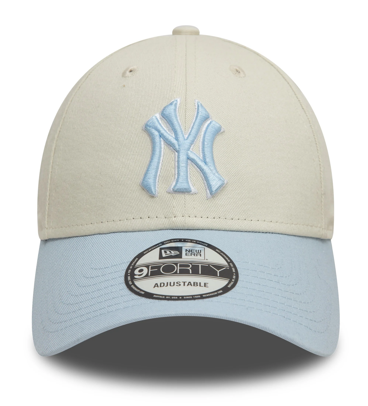 New Era New York Yankees 9FORTY World Series Patch Ivory-Pale Blue