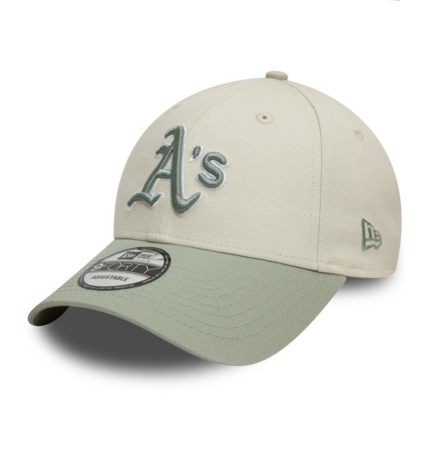 New Era Oakland Athletics 9FORTY World Series Patch Ivory-Green