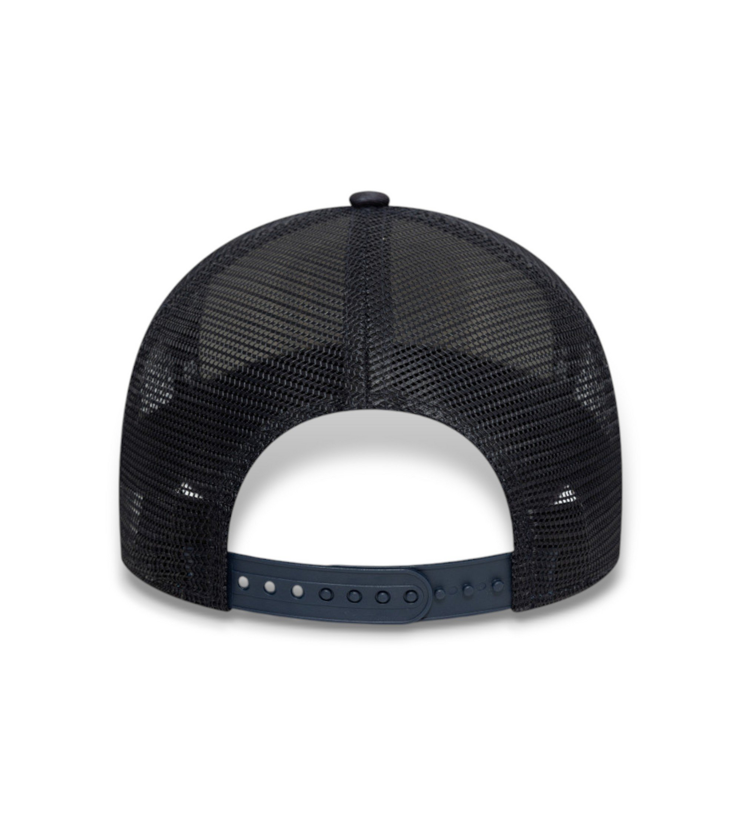 New Era Patch Distressed 9Forty Trucker White Navy