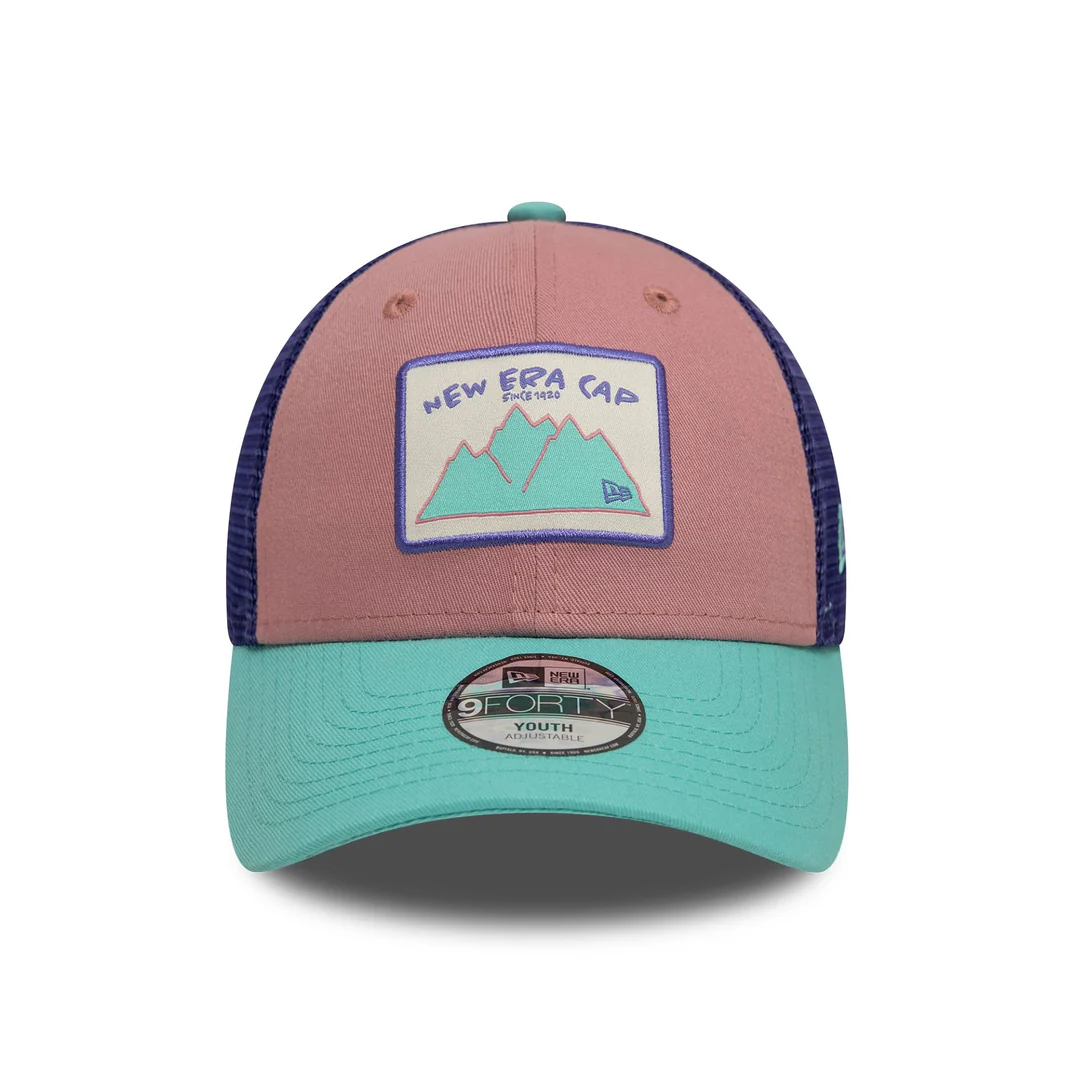 New Era Youth Dark Pink 9FORTY Junior