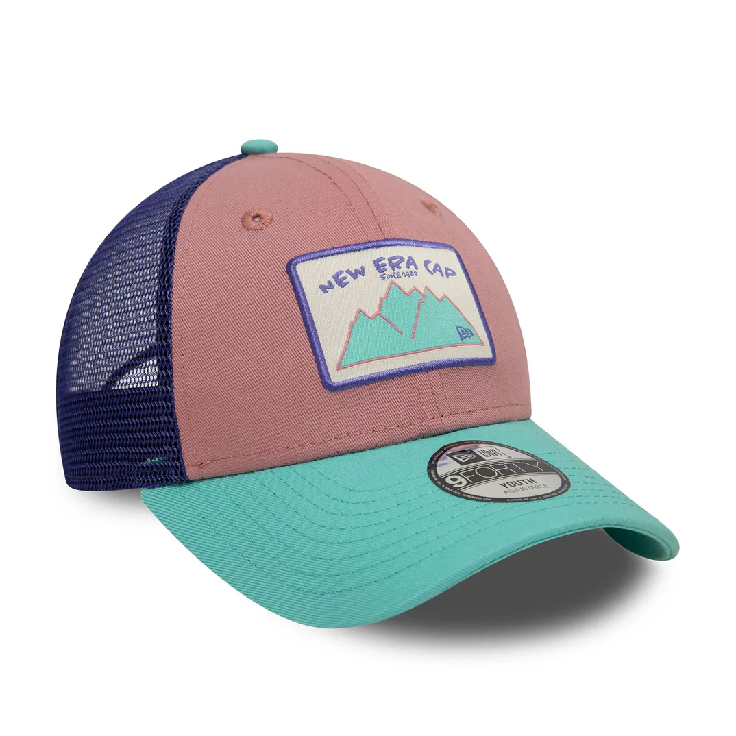 New Era Youth Dark Pink 9FORTY Junior