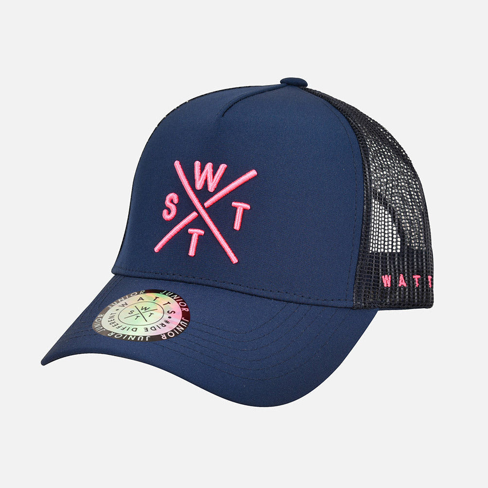 WATTS CASQUETTE TRIBE - JUNIOR - BLEU MARINE & ROSE