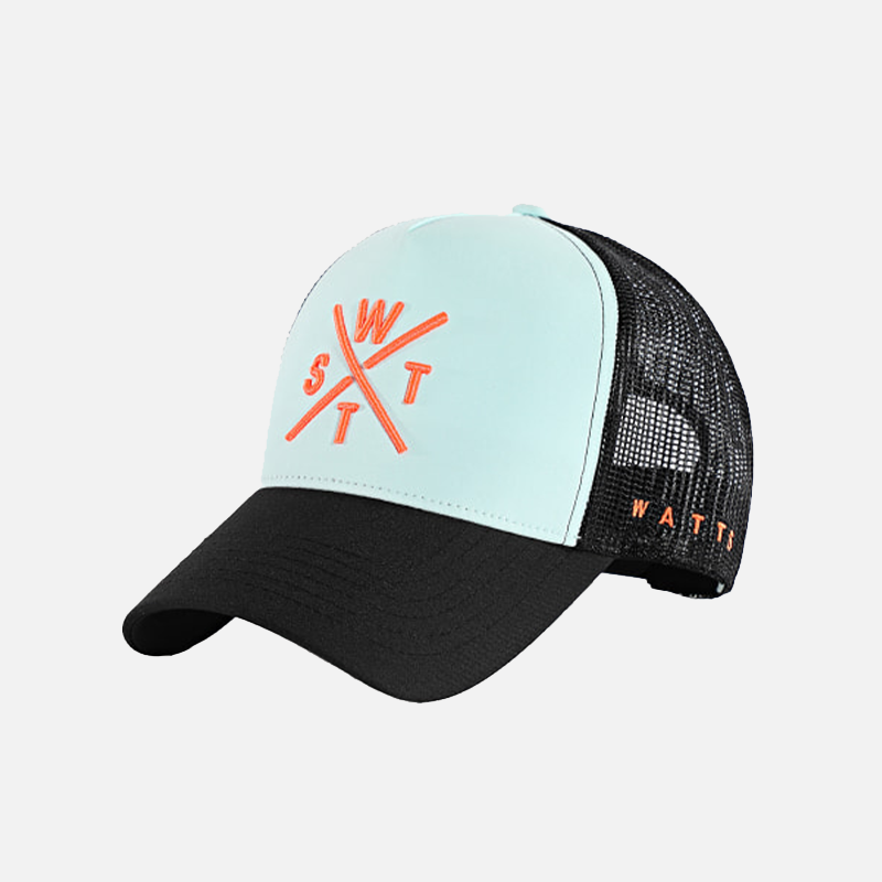 WATTS CASQUETTE TRIBE BLEU ET ORANGE