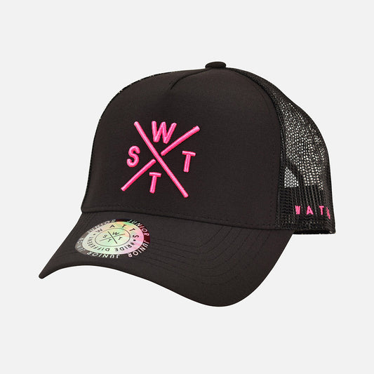 WATTS CASQUETTE TRIBE - JUNIOR - NOIR & ROSE