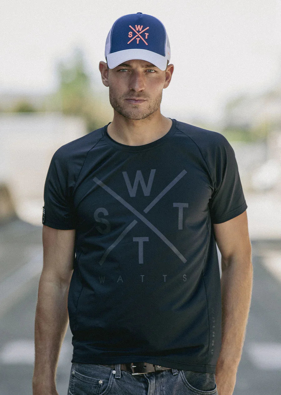 WATTS CASQUETTE TRIBE - BLEU MARINE & BLANC