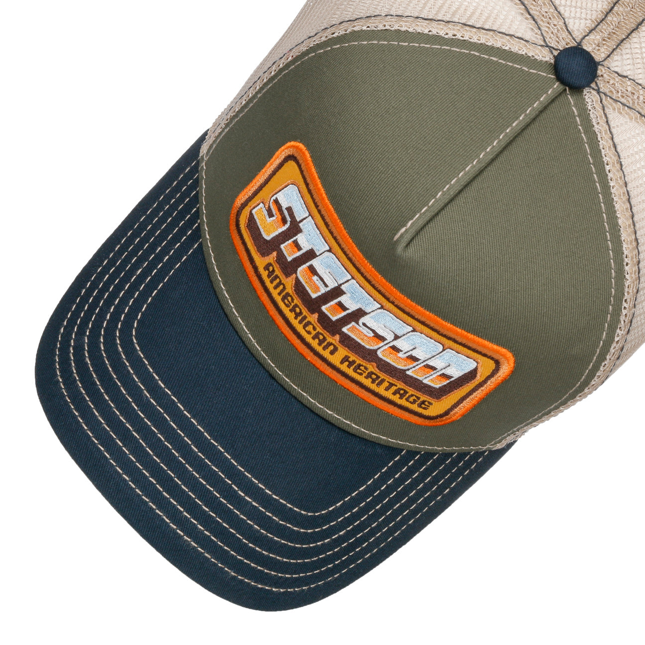 Stetson Casquette American Heritage Patch Olive