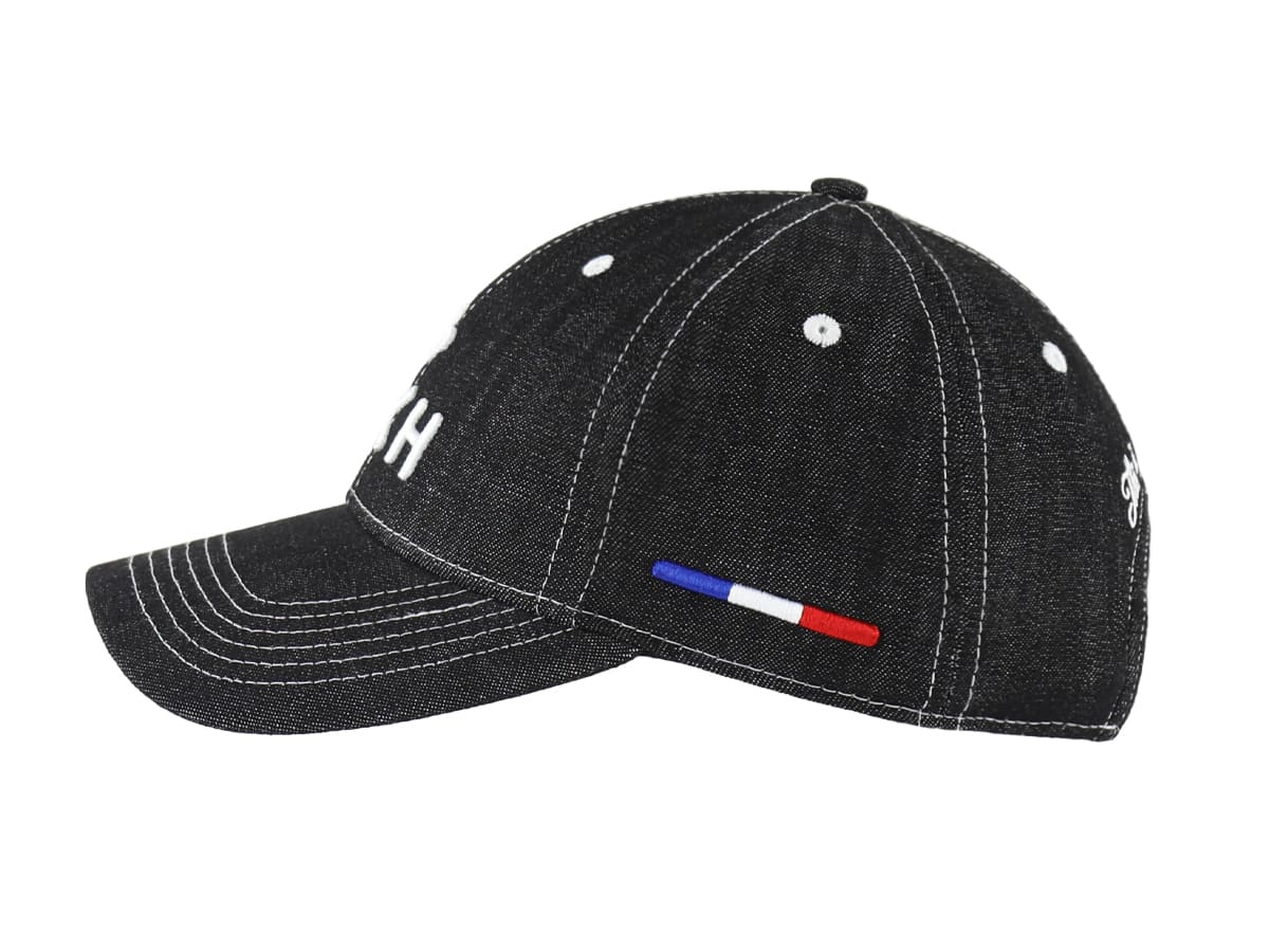 LXH Casquette en Jeans Noir